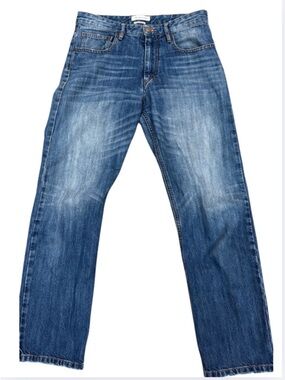 Isabel Marant Straight-Leg Jeans in Faded Blue